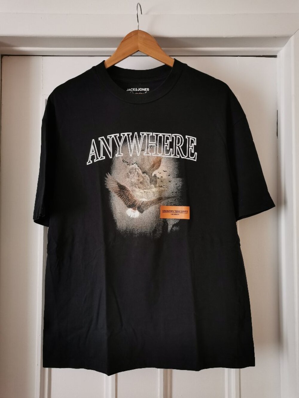 Graphic “Anywhere” with eagle t-shirt